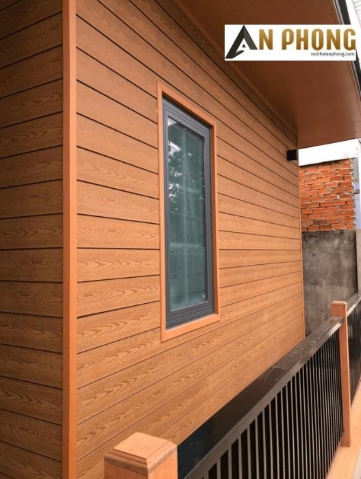 Thanh lam gỗ nhựa ốp tường ốp sàn 
