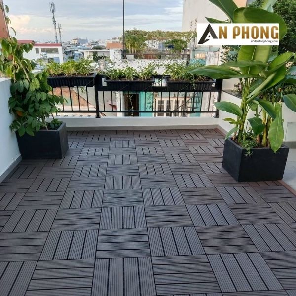 Vĩ gỗ nhựa ngoài trời 